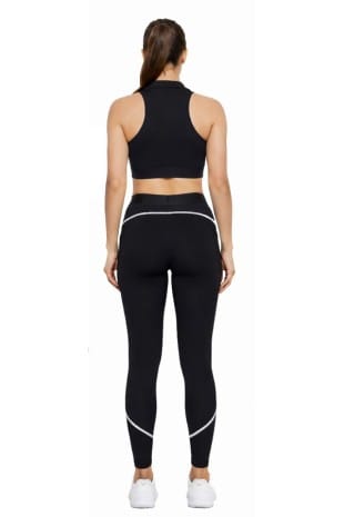 Activewear Set Women Crop Legging Active Yoga Pilates Gym Wear Set Outfit