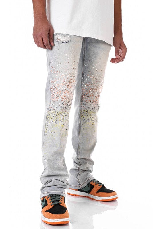Men Skinny Slim Long Denim Jeans Pants