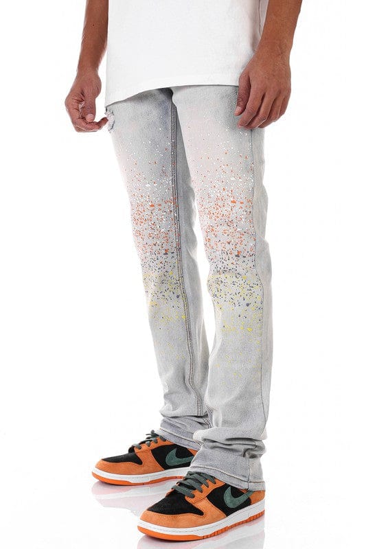 Men Skinny Slim Long Denim Jeans Pants