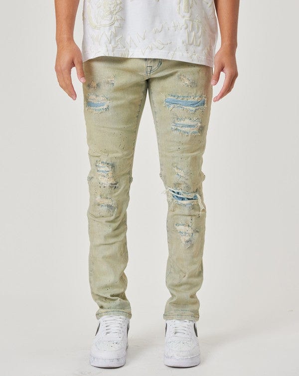 Light Sand Tint / 32 Slim Fit Denim