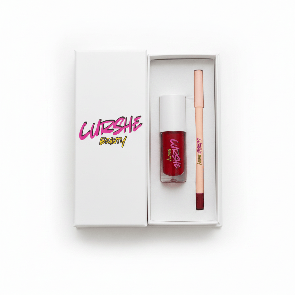 Lip Kit Curshe Beauty Lip Kit – Liquid Lipstick & Lip Liner Set