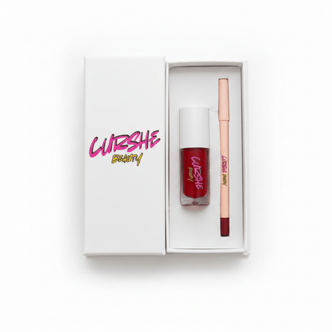Lip Kit Curshe Beauty Lip Kit – Liquid Lipstick & Lip Liner Set
