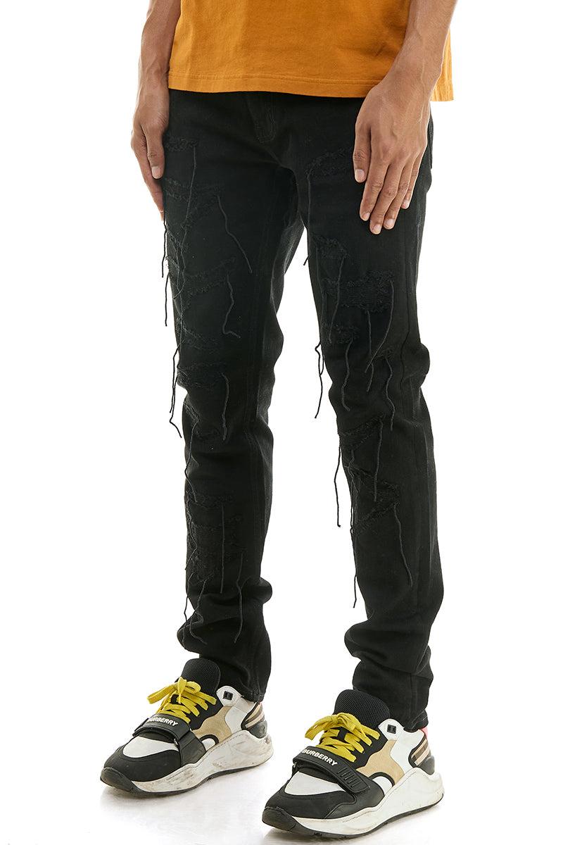 Men Skinny Slim Long Denim Jeans Pants