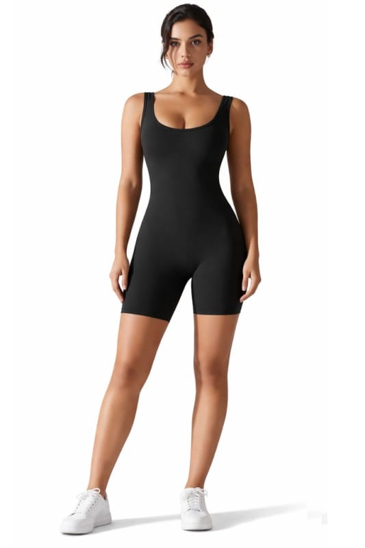 outfit Women Activewear Shorts Gym Yoga Pilates Premium Scrunch Fashion Romper