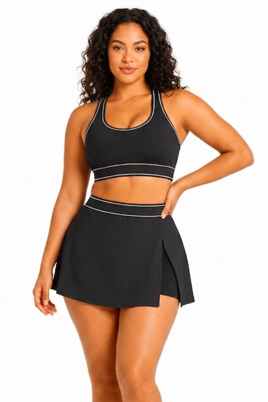 Small Activewear Sports bra short tennis Skirt Set