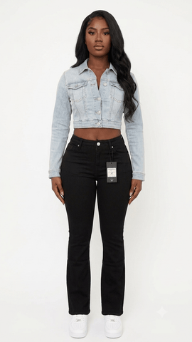 Women True Religion Black Boot Cut Flare Horse Shoe Long denim Jeans Pants
